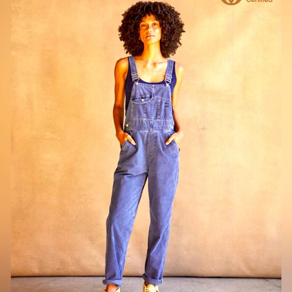 Outerknown Voyage Corduroy Overalls New Indigo S